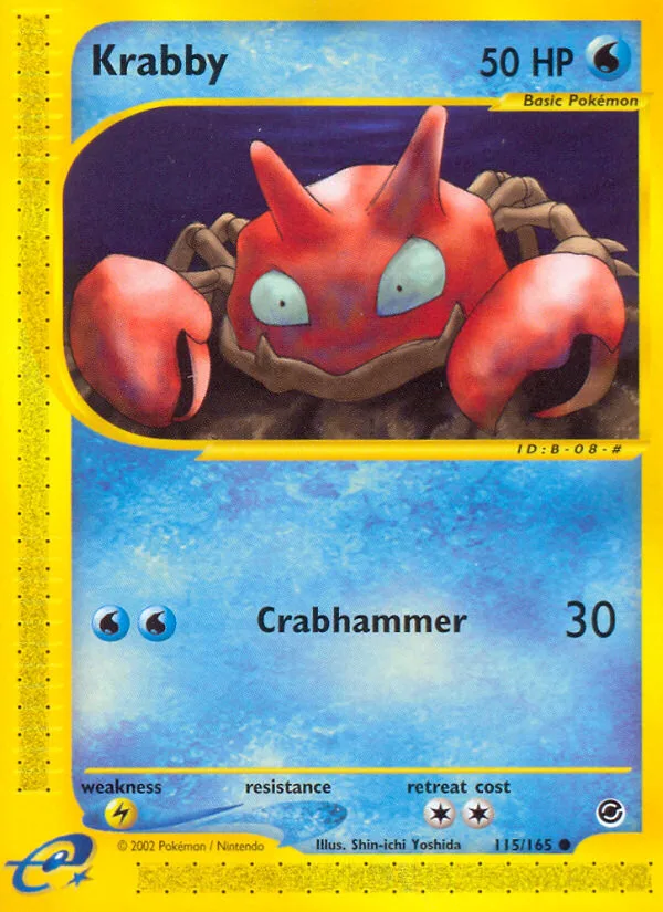Krabby · Expedition Base Set 115/165
