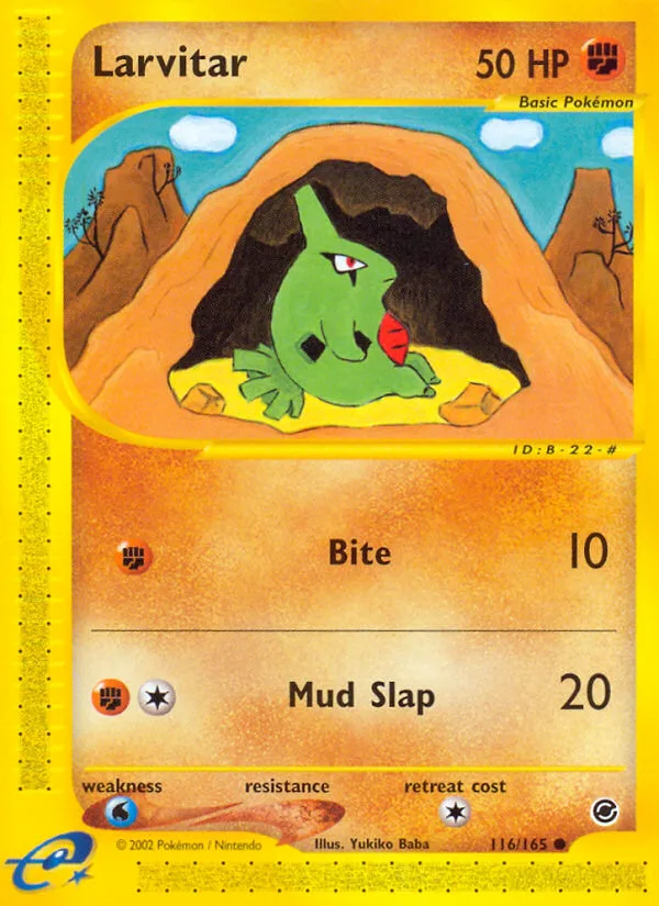 Larvitar · Expedition Base Set 116/165