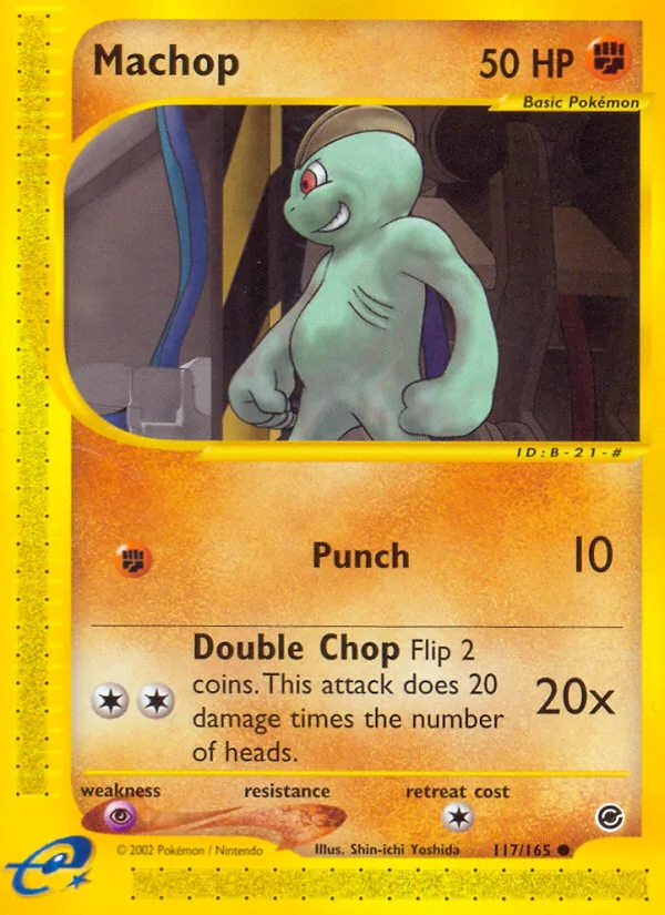 Machop · Expedition Base Set 117/165