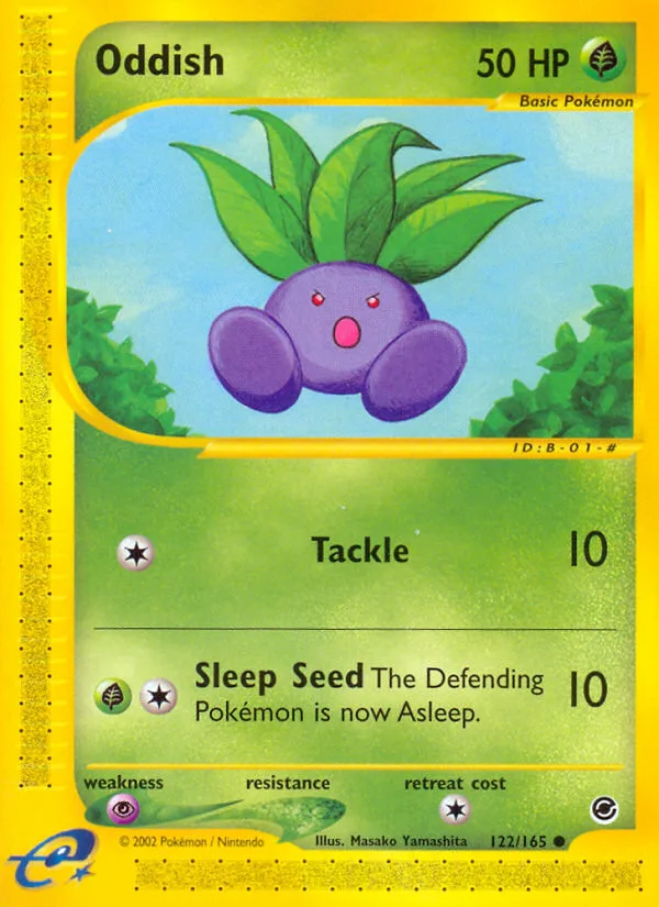 Oddish · Expedition Base Set 122/165