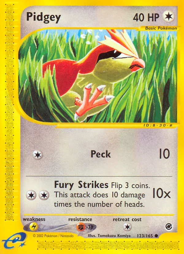 Pidgey · Expedition Base Set 123/165
