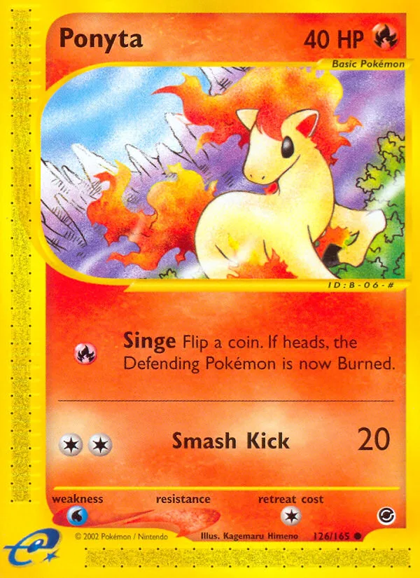 Ponyta · Expedition Base Set 126/165