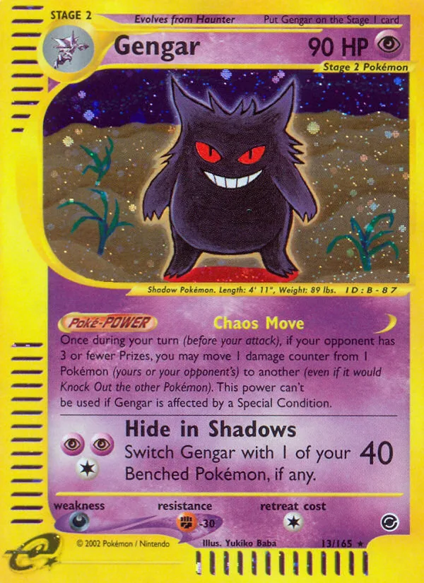 Gengar · Expedition Base Set 13/165