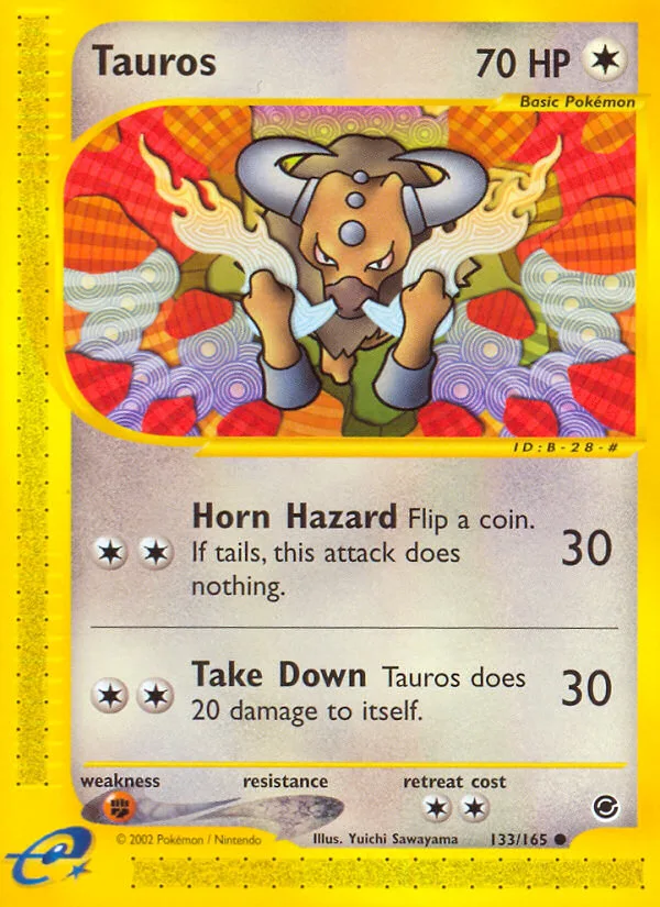 Tauros · Expedition Base Set 133/165