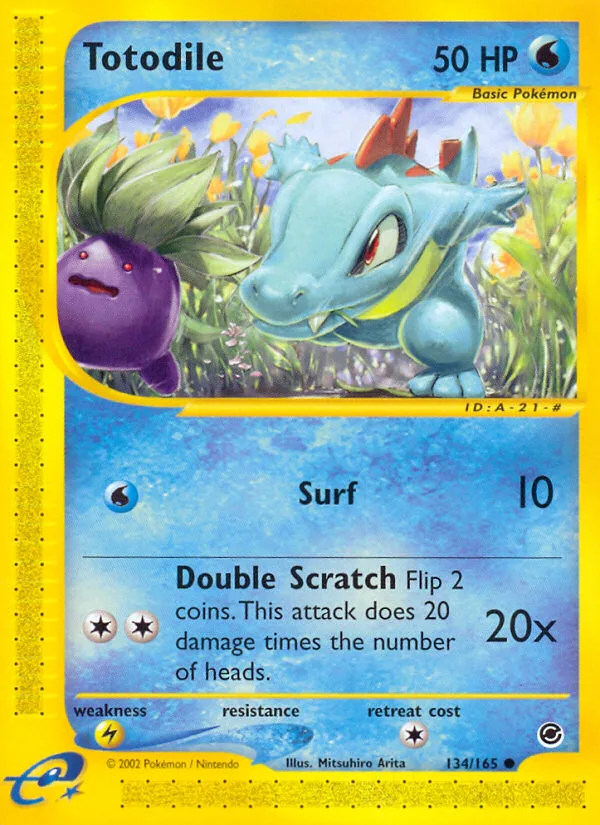 Totodile · Expedition Base Set 134/165