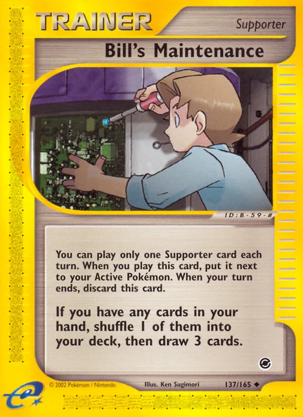Bill's Maintenance · Expedition Base Set 137/165