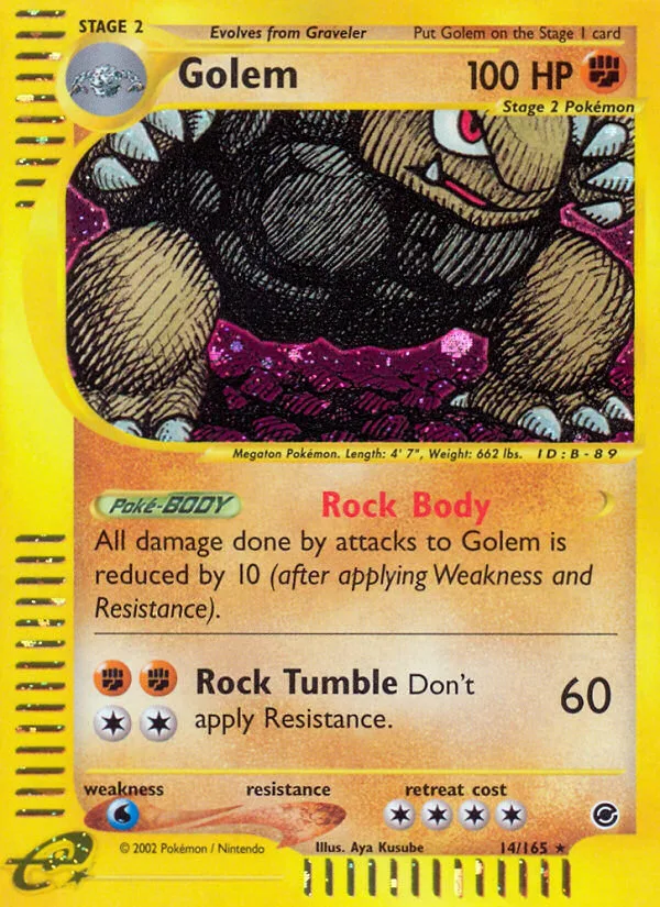 Golem · Expedition Base Set 14/165