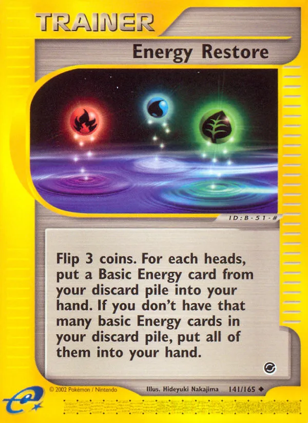 Energy Restore · Expedition Base Set 141/165