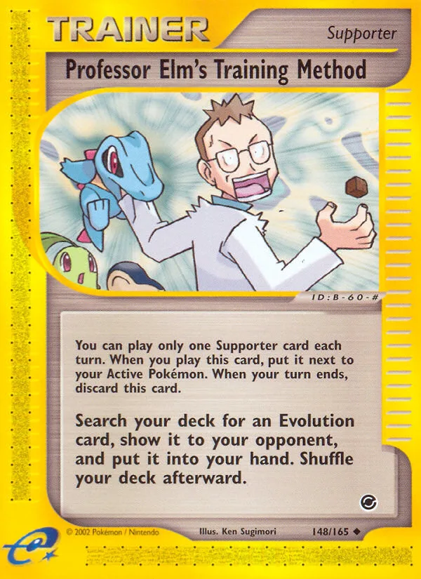 Professor Elm's Training Method · Expedition Base Set 148/165