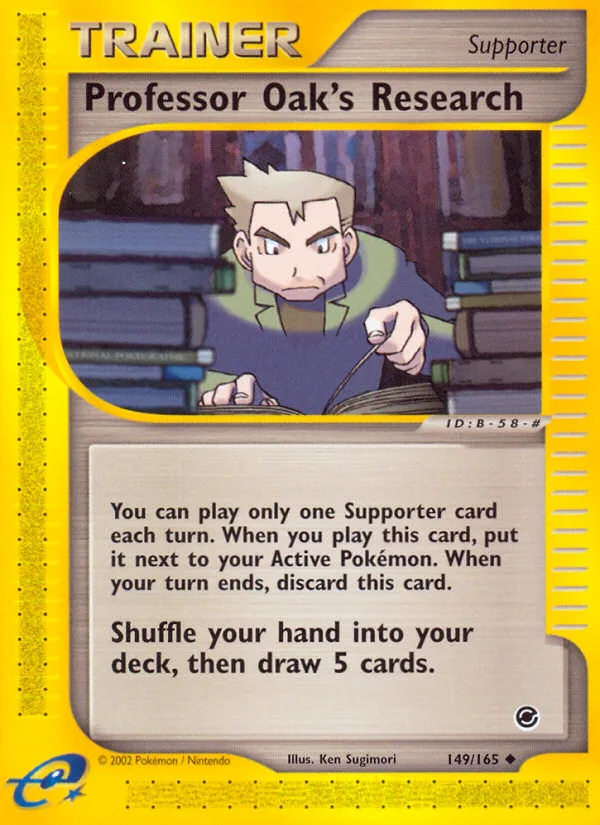 Professor Oak's Research · Expedition Base Set 149/165