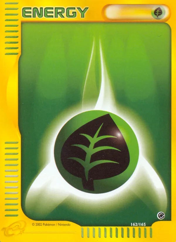 Grass Energy · Expedition Base Set 162/165
