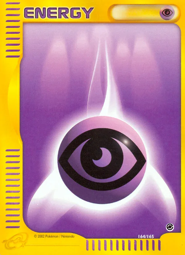 Psychic Energy · Expedition Base Set 164/165