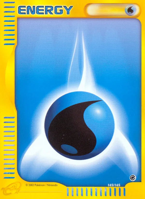 Water Energy · Expedition Base Set 165/165
