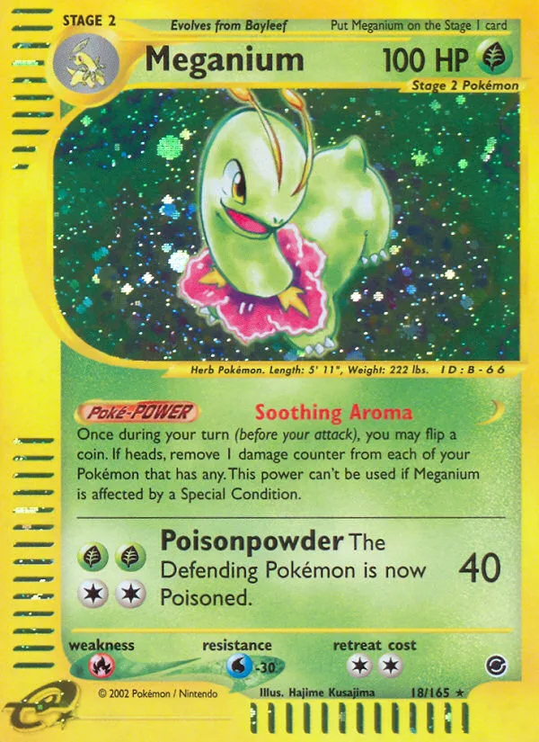 Meganium · Expedition Base Set 18/165