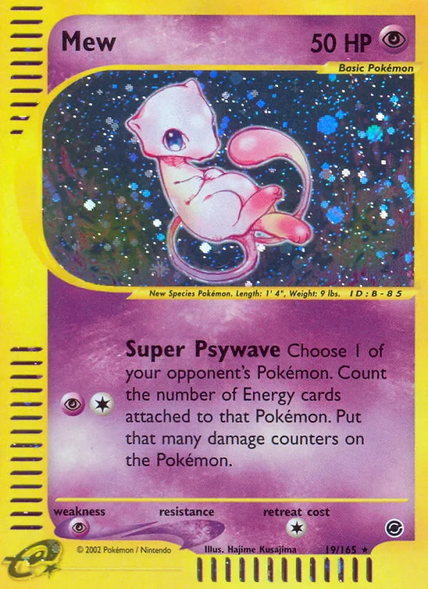 Mew · Expedition Base Set 19/165