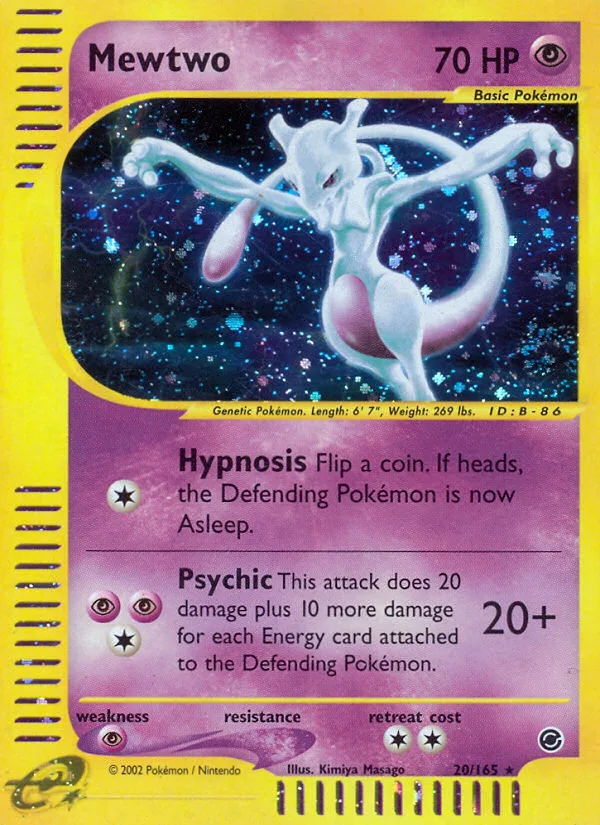 Mewtwo · Expedition Base Set 20/165