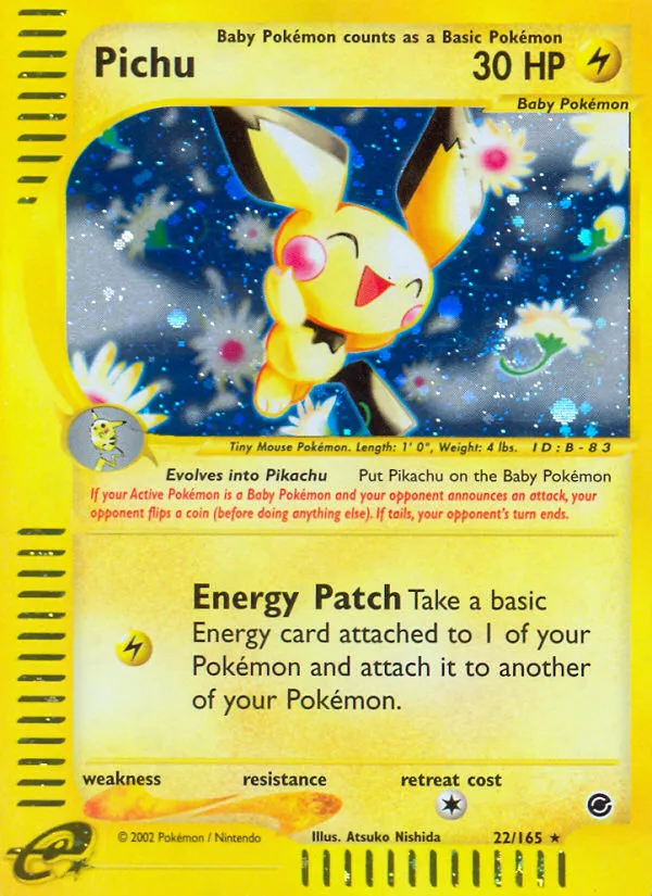 Pichu · Expedition Base Set 22/165