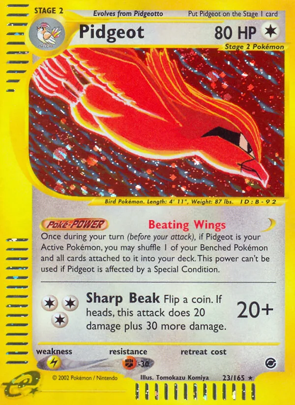 Pidgeot · Expedition Base Set 23/165