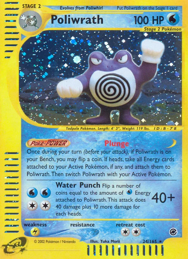 Poliwrath · Expedition Base Set 24/165