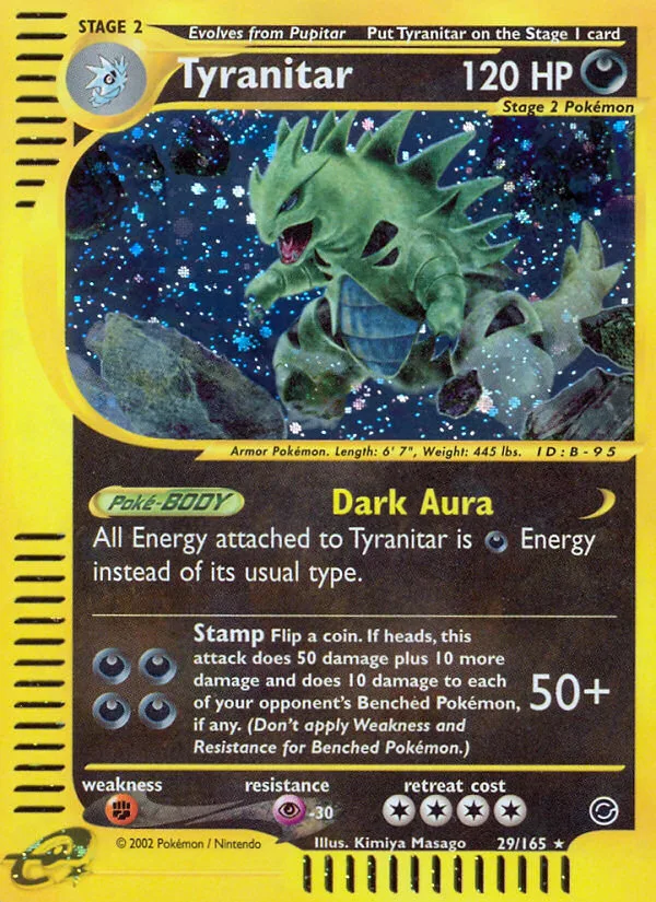 Tyranitar · Expedition Base Set 29/165