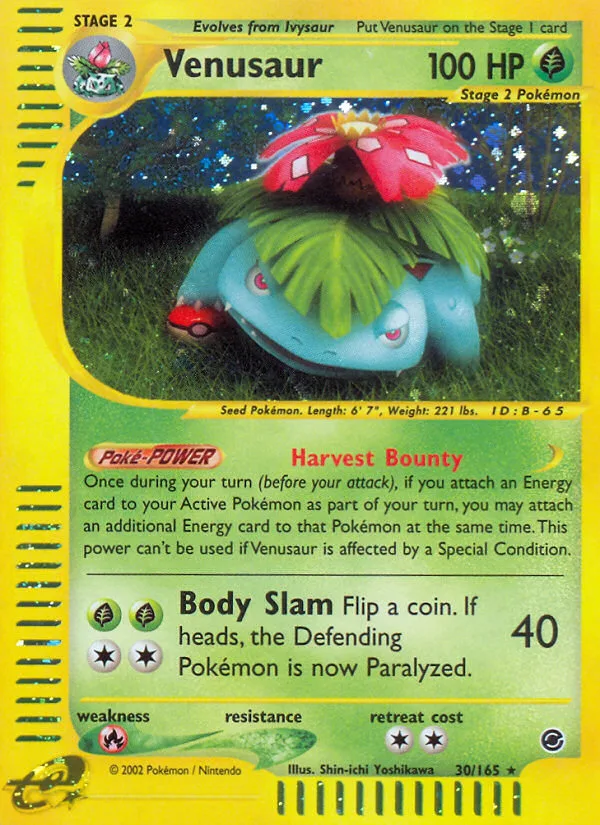 Venusaur · Expedition Base Set 30/165