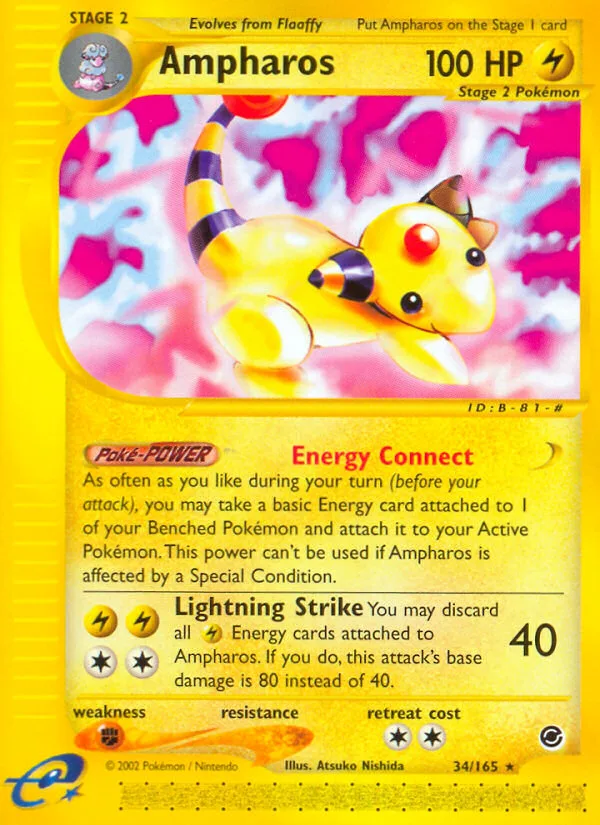 Ampharos · Expedition Base Set 34/165