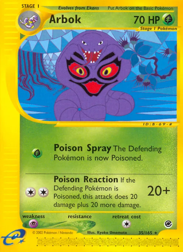 Arbok · Expedition Base Set 35/165