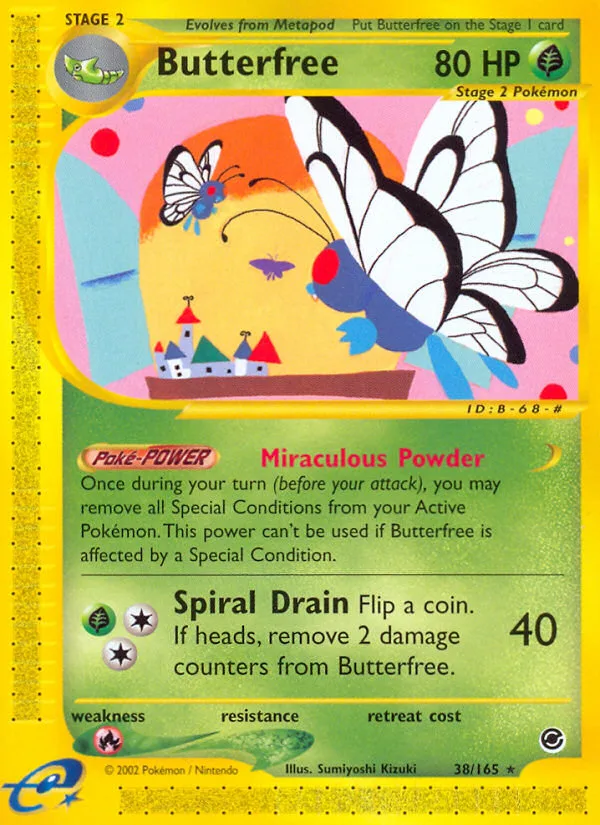 Butterfree · Expedition Base Set 38/165