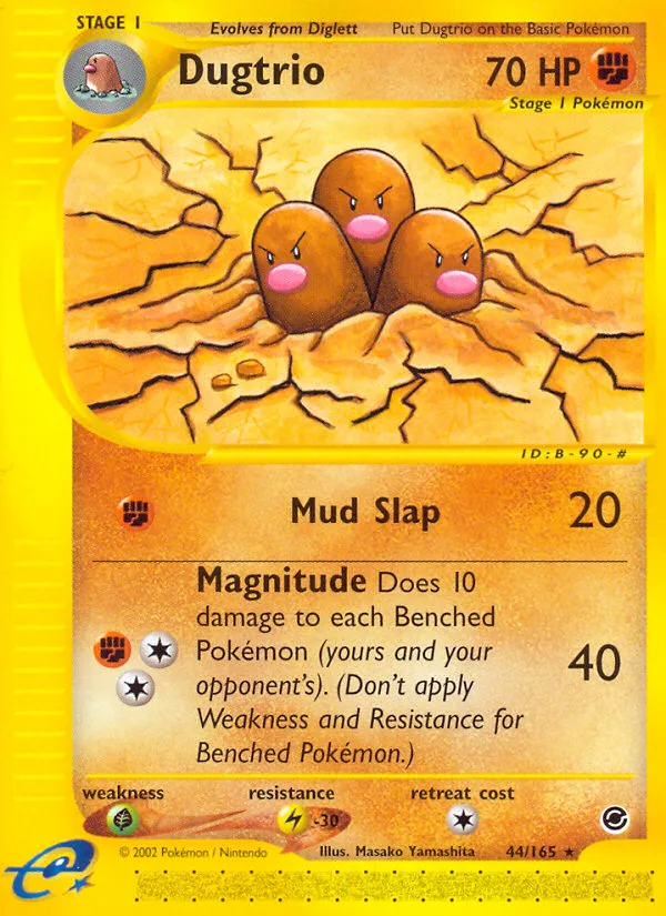 Dugtrio · Expedition Base Set 44/165