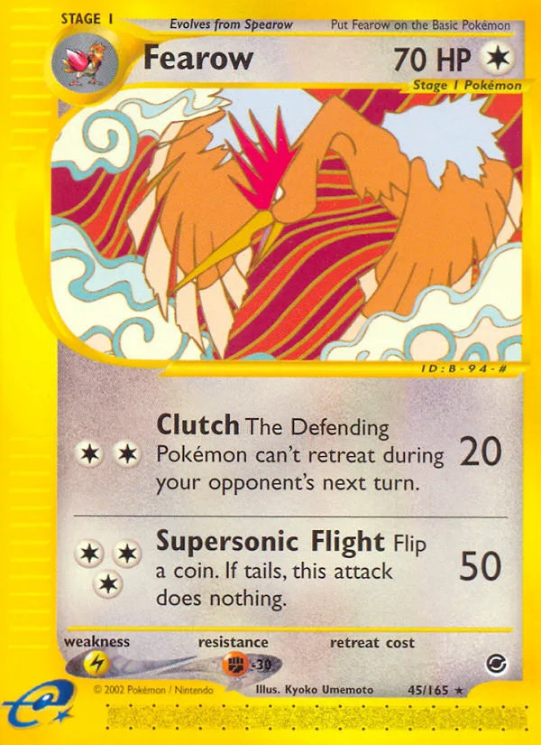 Fearow · Expedition Base Set 45/165