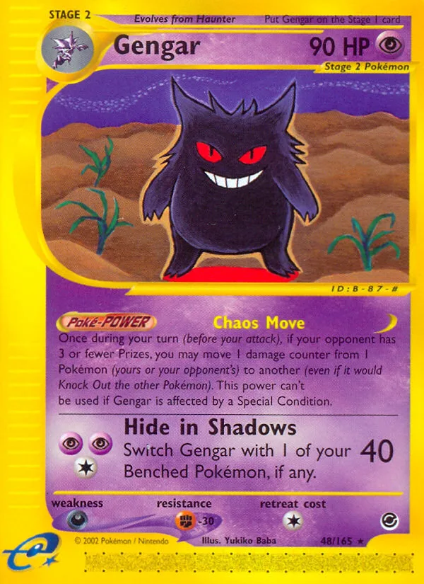 Gengar · Expedition Base Set 48/165