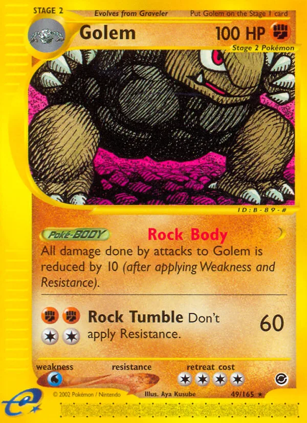 Golem · Expedition Base Set 49/165
