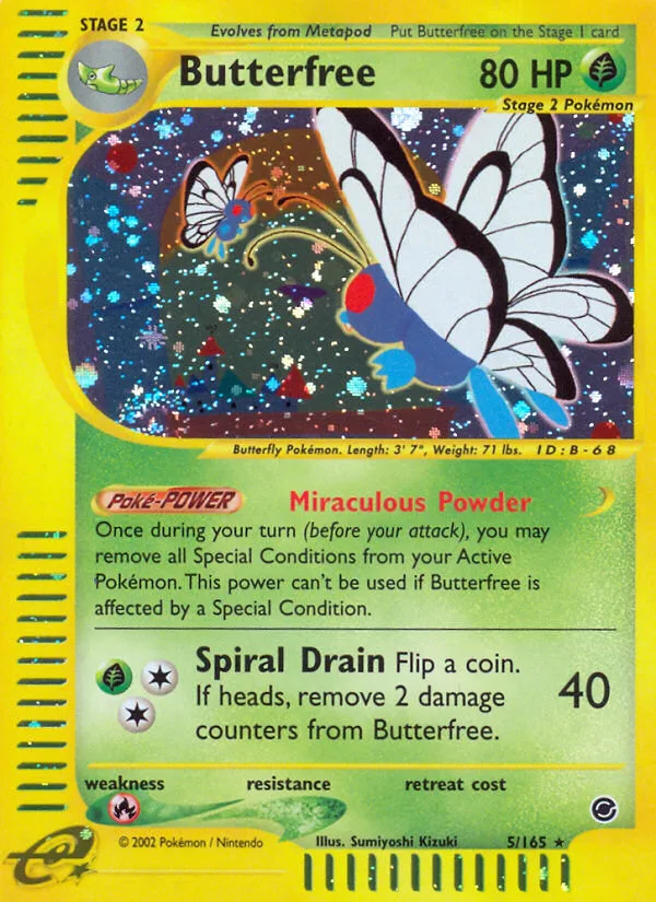 Butterfree · Expedition Base Set 5/165