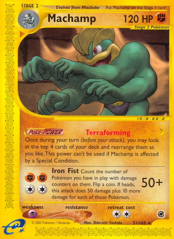 Machamp · Expedition Base Set 51/165