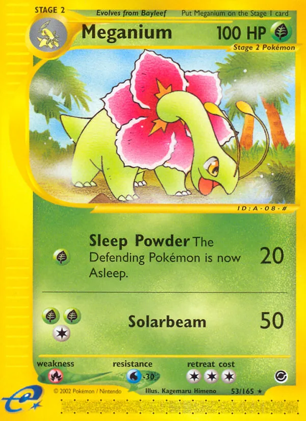 Meganium · Expedition Base Set 53/165