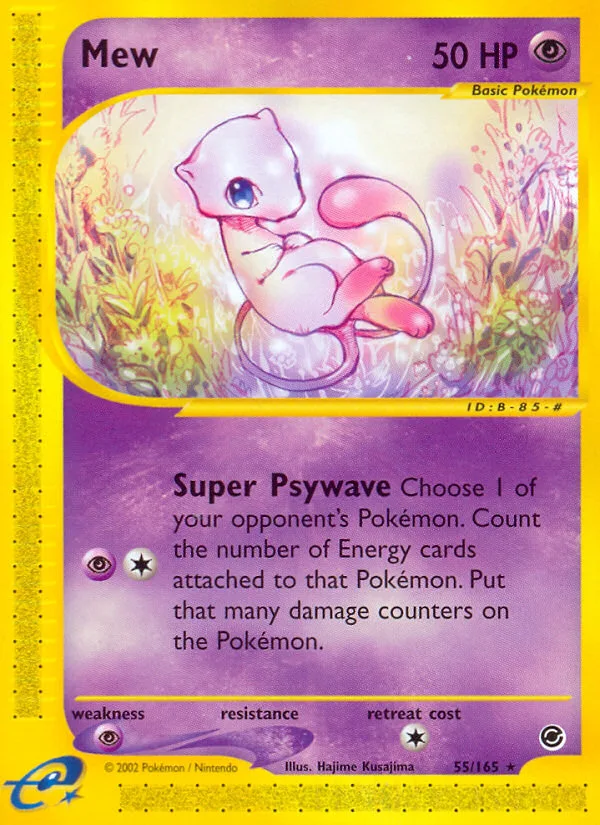Mew · Expedition Base Set 55/165