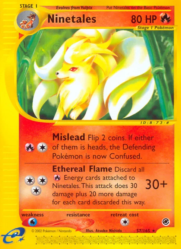 Ninetales · Expedition Base Set 57/165