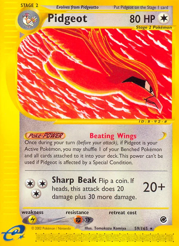 Pidgeot · Expedition Base Set 59/165