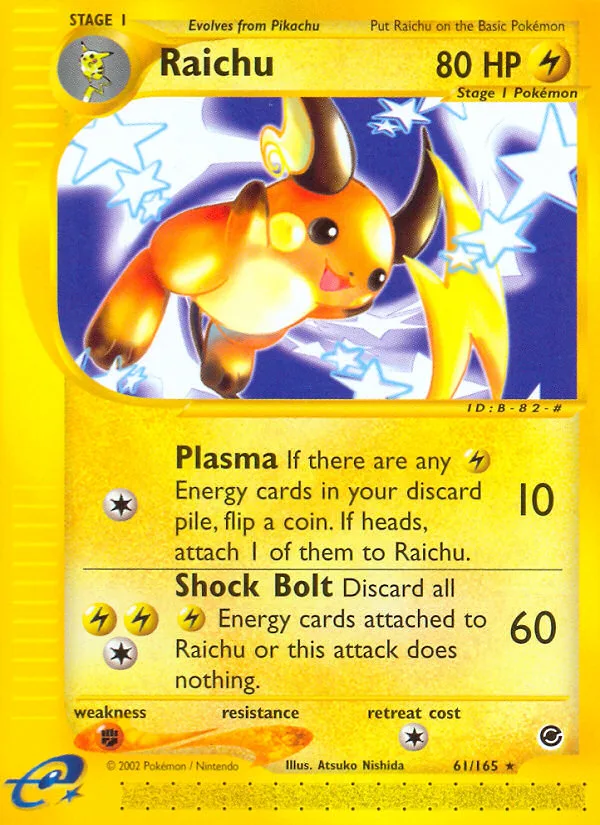 Raichu · Expedition Base Set 61/165