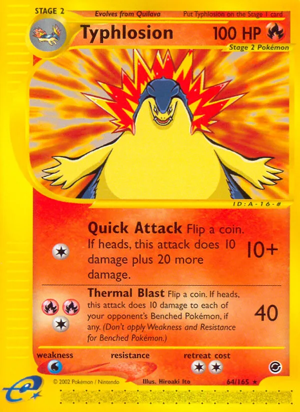Typhlosion · Expedition Base Set 64/165