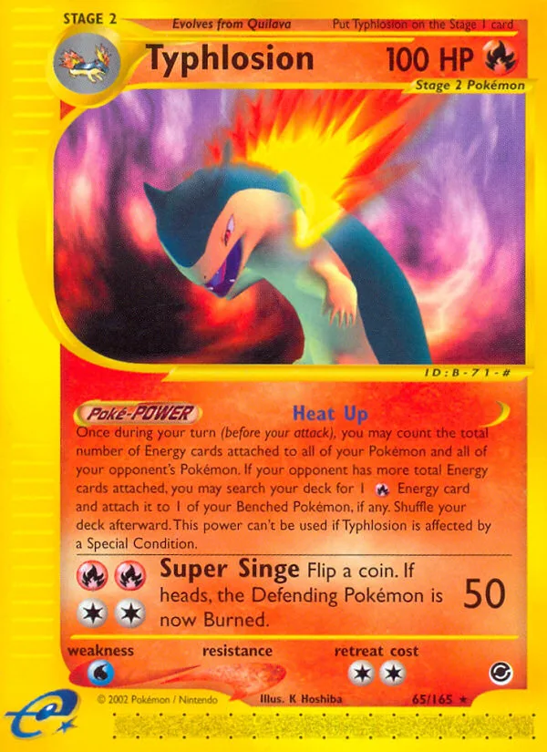 Typhlosion · Expedition Base Set 65/165