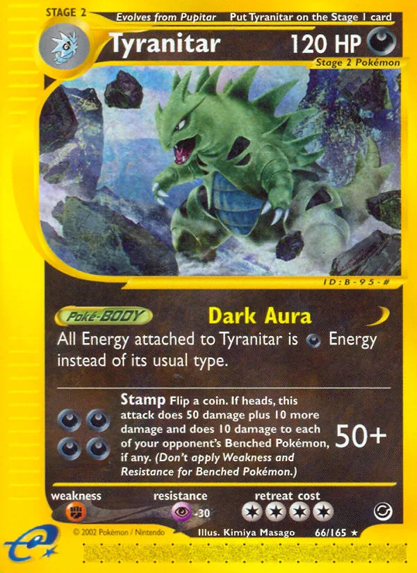 Tyranitar · Expedition Base Set 66/165
