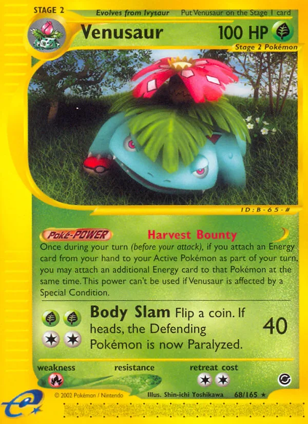 Venusaur · Expedition Base Set 68/165