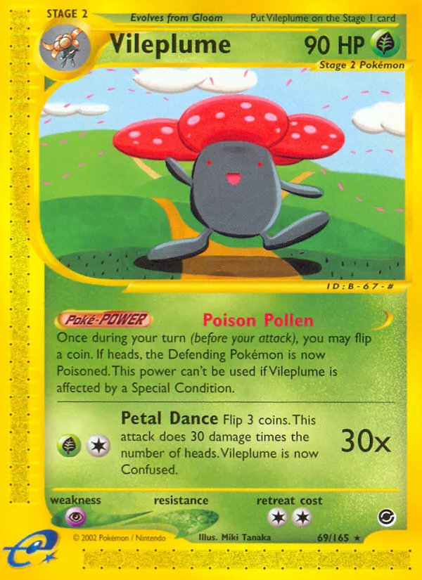Vileplume · Expedition Base Set 69/165