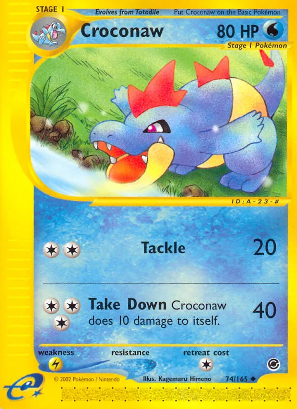 Croconaw · Expedition Base Set 74/165