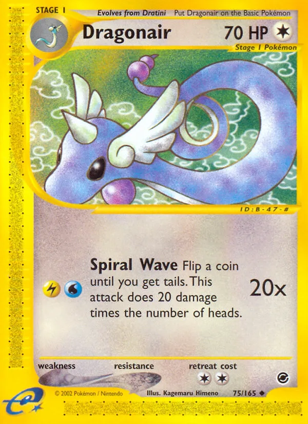 Dragonair · Expedition Base Set 75/165