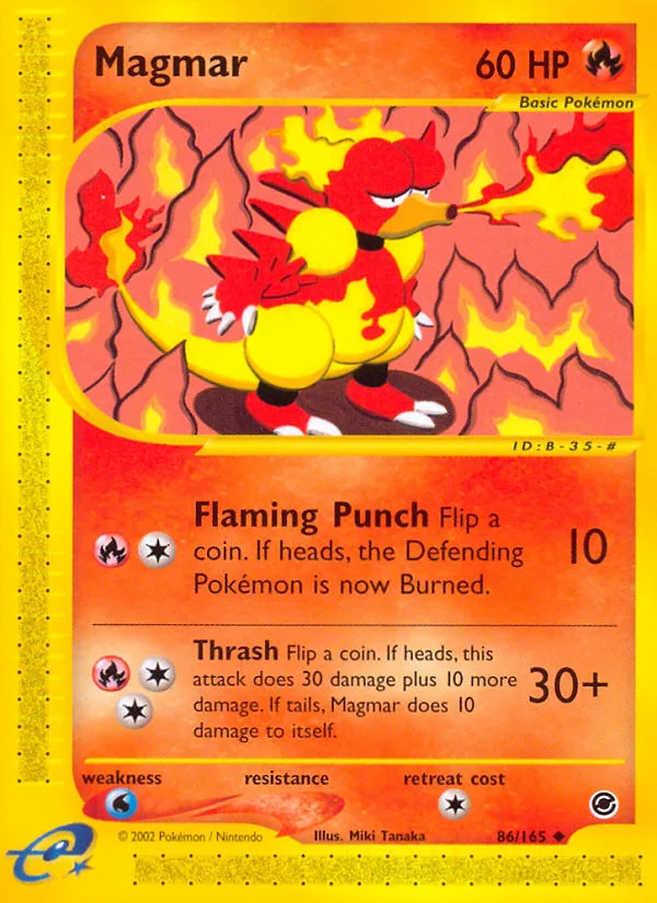 Magmar · Expedition Base Set 86/165