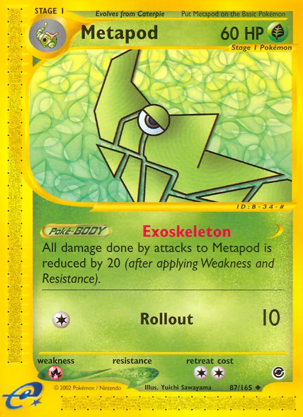 Metapod · Expedition Base Set 87/165