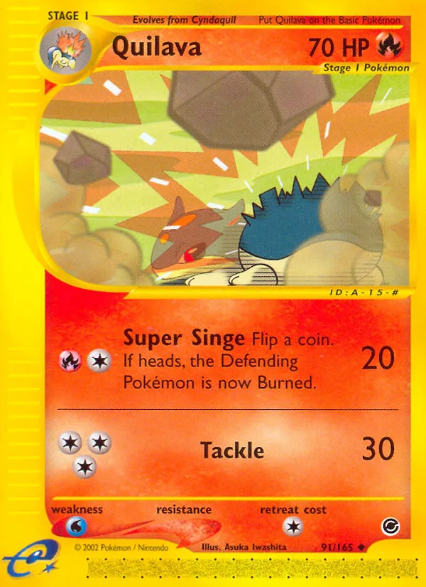 Quilava · Expedition Base Set 91/165