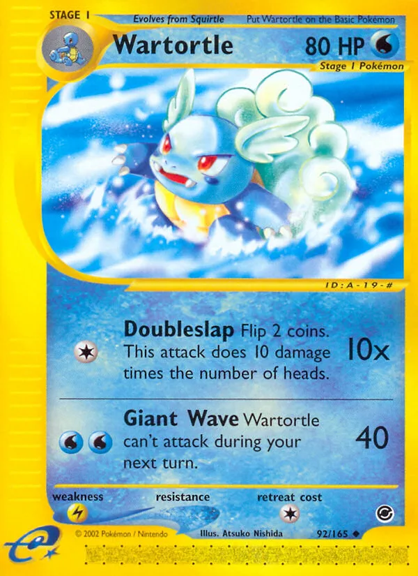 Wartortle · Expedition Base Set 92/165